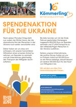 Plakat zur Humanitären Hilfsaktion für die Ukraine, Herbst/Winter 2022